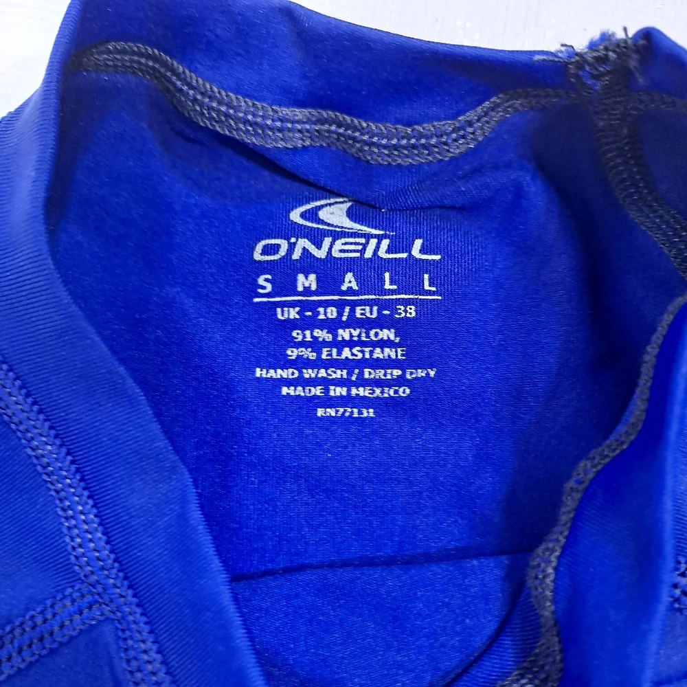 O'Neill Cobalt Blue Long Sleeve Rash Guard Shirt